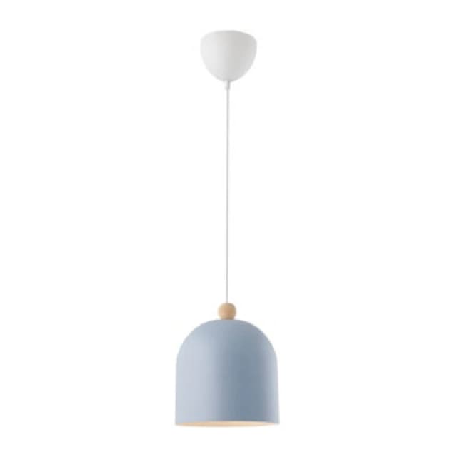 Nordlux Gaston Metal Pendant Light White Inner Blue,mains