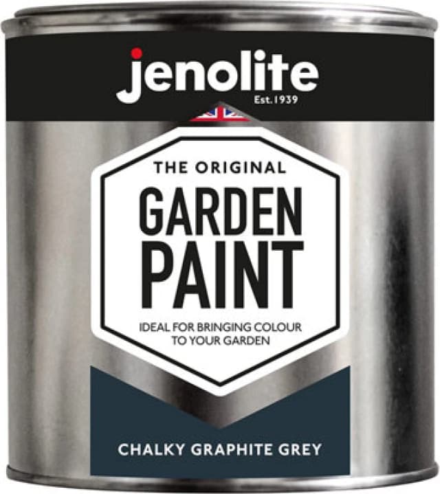 Jenolite Multi Surface Garden Furniture Paint - Chalky Graphite Grey - 1L