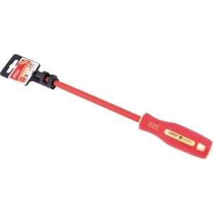 Draper VDE Insulated Parallel Slotted Screwdriver 8mm 200mm