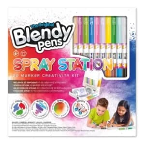 CHAMELEON KIDZ Blendy Pens Spray Station 20 Marker Creativity Kit, Six Years or Above, Multi-colour (CK1401UK)