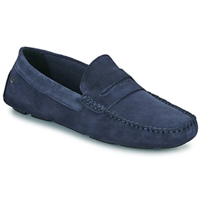 Jack & Jones JFWJENSEN SUEDE LOAFER mens Loafers / Casual Shoes in Blue