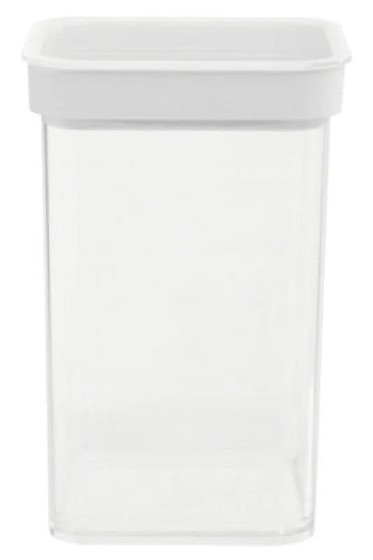 Premier Housewares Practical 1000Ml Stackable Storage Container, Versatile Food Organizer, Durable Kitchen Storage Container Clear