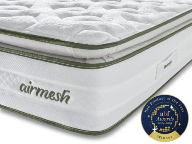 Silentnight Airmesh Mirapocket 2000 Pillowtop 3ft Single Mattress