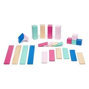24 Piece Tegu Magnetic Wooden Block Set Blossom