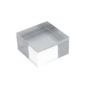 Deflecto Display Block Solid Acrylic 100 x 40 x 100mm Clear AB340