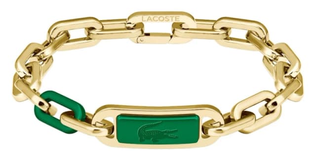Lacoste 2040370 ENSEMBLE Collection Stainless Steel Gold- Jewellery
