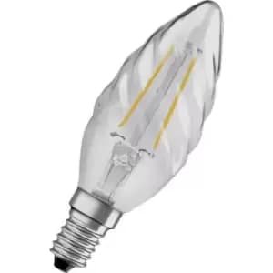OSRAM 4058075436565 LED (monochrome) EEC F (A - G) E14 Candle shape twisted 2.5 W = 25 W Warm white (Ø x L) 35mm x 100 mm