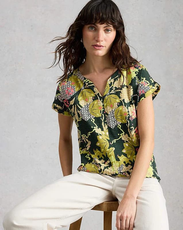 White Stuff White Stuff Nelly Notch Green - White Stuff - Size: 12 Green Female 12 ZD52602