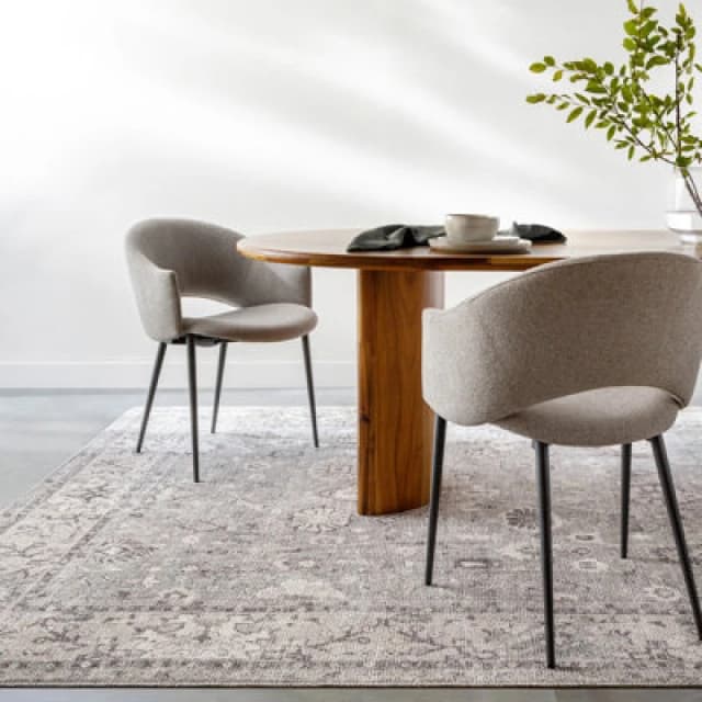 Becki Owens X Livabliss Vintage Oriental Boho Beige/dark Brown Davina Area Rug 120 X 170 Cm - Easy Care, Ideal For Living Room