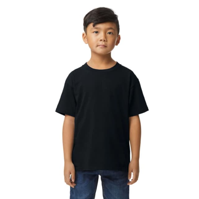 Gildan Softstyle Midweight T-Shirt in True Black Size: XS True Black Unisex XS