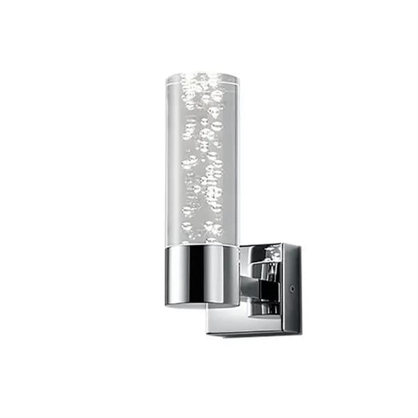 Bolsa Modern Bathroom Wall Lamp Chrome 3000K IP44