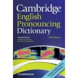 Cambridge English Pronouncing Dictionary by Daniel Jones (Paperback, 2011)