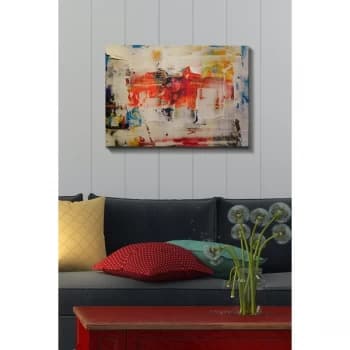 Kanvas Tablo (50 x 70) - 144 Multicolor Decorative Canvas Painting