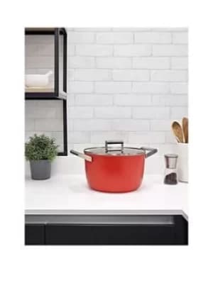 SMEG Casserole 2 Handles W/Lid 26Cm