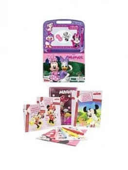 Disney Minnie Mouse 2 Book Bundle - Learning Series & Happy Tin