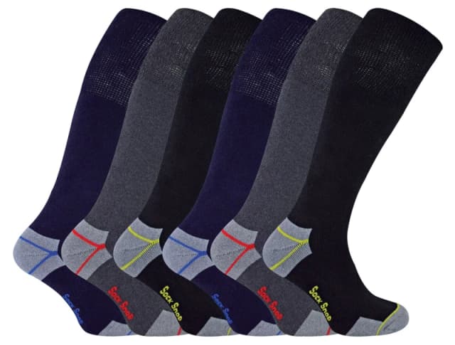 Sock Snob Sock Snob Men Long Knee High Work Socks Size: 11-14 Multi 11-14 Male 5060910927397