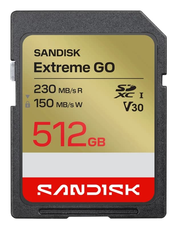 SanDisk Extreme GO 512GB SDXC UHS-I