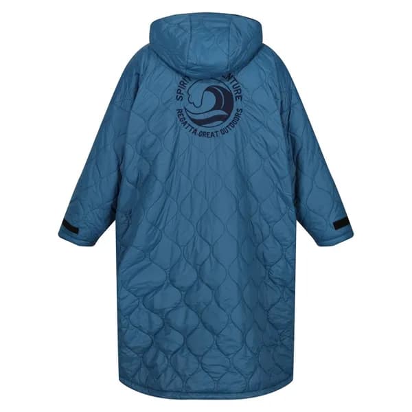Regatta Mens Quilted Changing Robe L - Chest 41-42' (104-106.5cm) Moroccan Blue/Navy RUM009-V12-L