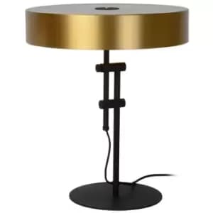 Lucide GIADA - Table Lamp - Ø40cm - 2xE27 - Matt Gold, Brass