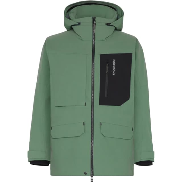 Hooded jacket Didriksons Fractus 3 Vert Male S