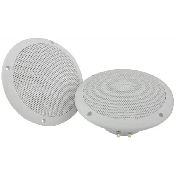Adastra Adastra 0D6-W8 Water Resistant Ceiling Speaker, 16.5cm (6.5"), 100W max, 8 ohms, White (Pair) OD6-W8