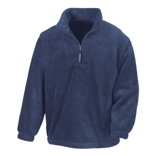 Result Result Men Polartherm Fleece Top in Navy Size: X-Small Navy XS Male 5063527728050