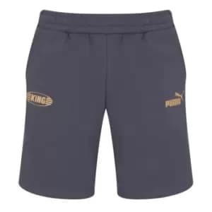 Puma King Fleece Shorts Mens - Grey