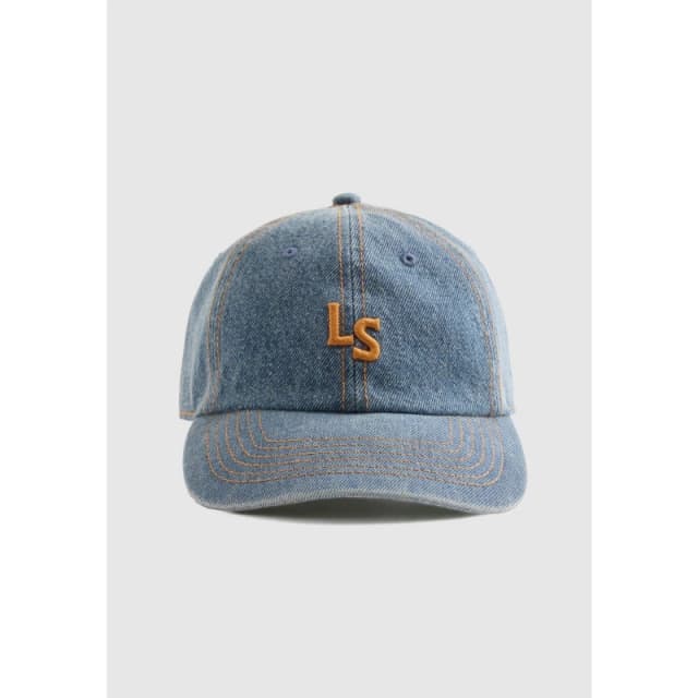 Levis Monogram Baseball Cap Indigo Mid Wash unisex One Size