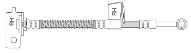 K&K FT0137 Brake Hose Banjo Brake Hose (83)