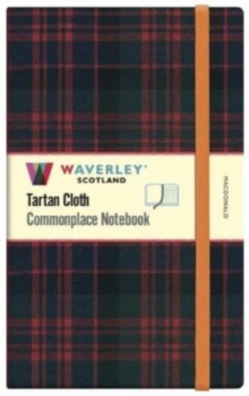 Waverley Commonplace Notebooks: MacDonald Tartan Cloth Large Notebook (21 x 13cm) Hardback