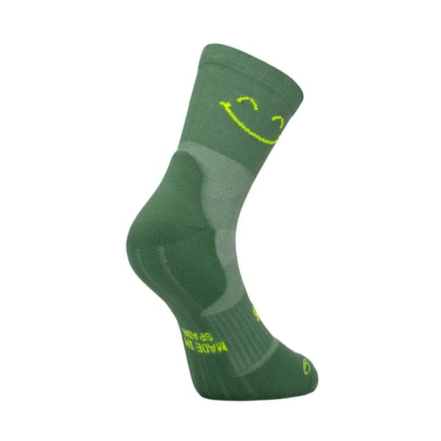 Sporcks Run Ultralight Happy Mode Socks Green, Size XS.