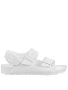 Birkenstock Milano Eva Kids White Sandal, White, Size 10 Younger