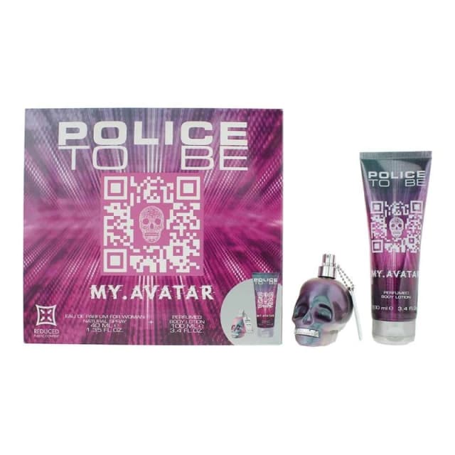 Police To Be My Avatar Gift Set: Eau de Parfum 40ml - Body Lotion 100ml
