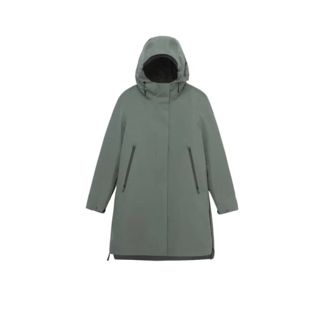Krakatau Womens hooded parka Krakatau Mercury Vert Female S