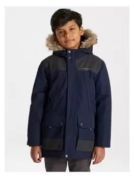Boys, Craghoppers Kids Peyton Waterproof Parka - Navy Black, Navy/Black, Size 5-6 Years