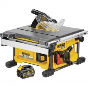 DEWALT DCS7485 54v XR Cordless FLEXVOLT Table Saw 210mm 2 x 6ah Li-ion Charger Case