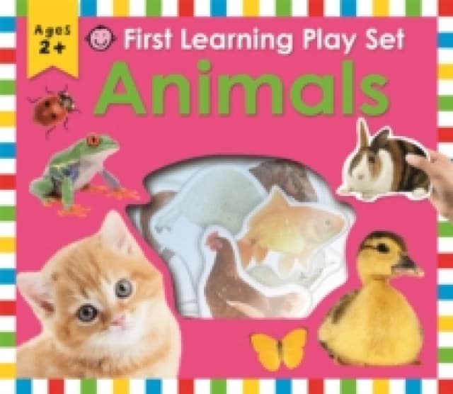 Roger Priddy First Learning Play Set: Animals Book Multi unisex
