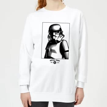 Star Wars Imperial Troops Womens Sweatshirt - White - XS