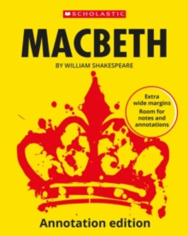 William Shakespeare Macbeth: Annotation Edition Book Multi unisex