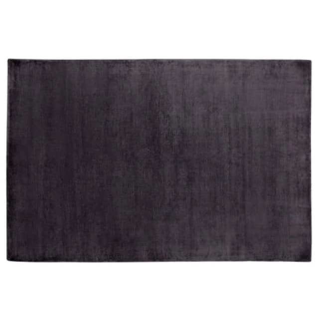 Beliani Rug Gesi Ii Dark Grey 140 X 200 Cm Viscose