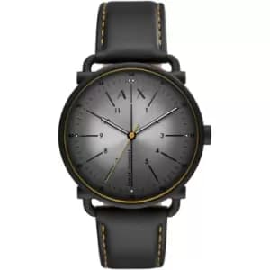 Armani Exchange Black Watch Yellow Trim
