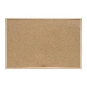 Eco Cork Board with Pine Frame W 1200 x H 900 mm 940592