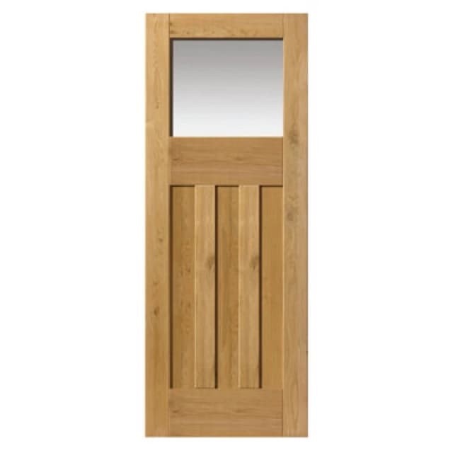 JB Kind Doors Rustic Oak Dx Glazed Internal Door