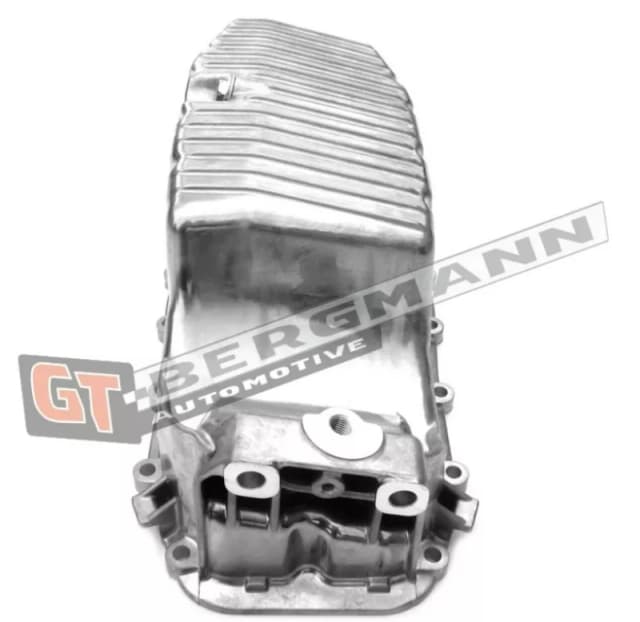 GT-BERGMANN GT53-017 Oil Sump without bore for oil level sensor, Aluminium, with oil drain plug Oil Pan (592)