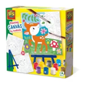 SES Creative Forest Animals Canvas Painting By Numbers Set, Six...