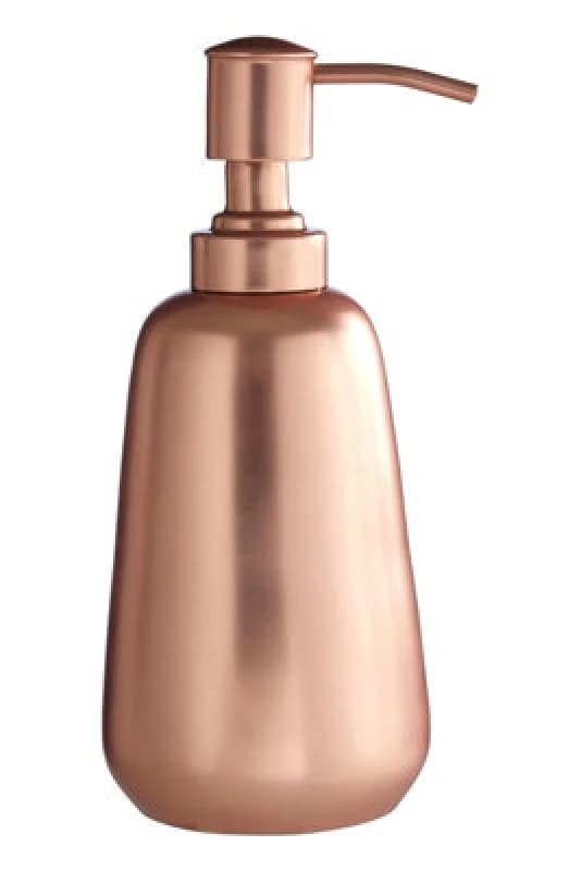 Premier Housewares Madison Shine Copper Finish Lotion Dispenser Gold