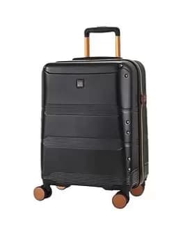Rock Luggage Mayfair UYVJC 8 Wheel Spinner Cabin Black Suitcase