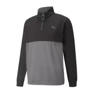Puma Gamer Colorblock 1/4 Zip BLK-QUIET SH M