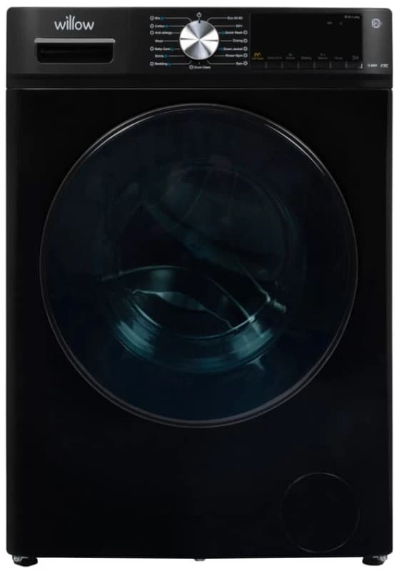 Willow Washer Dryer WWDE8514BL 8/5kg 1400 Spin with BLDC Inverter Motor - Black Unisex