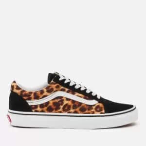 Vans Ua Old Skool, (Leopard) Black/True White, size: 6, Unisex, Trainers, VN0A4U3B3I61